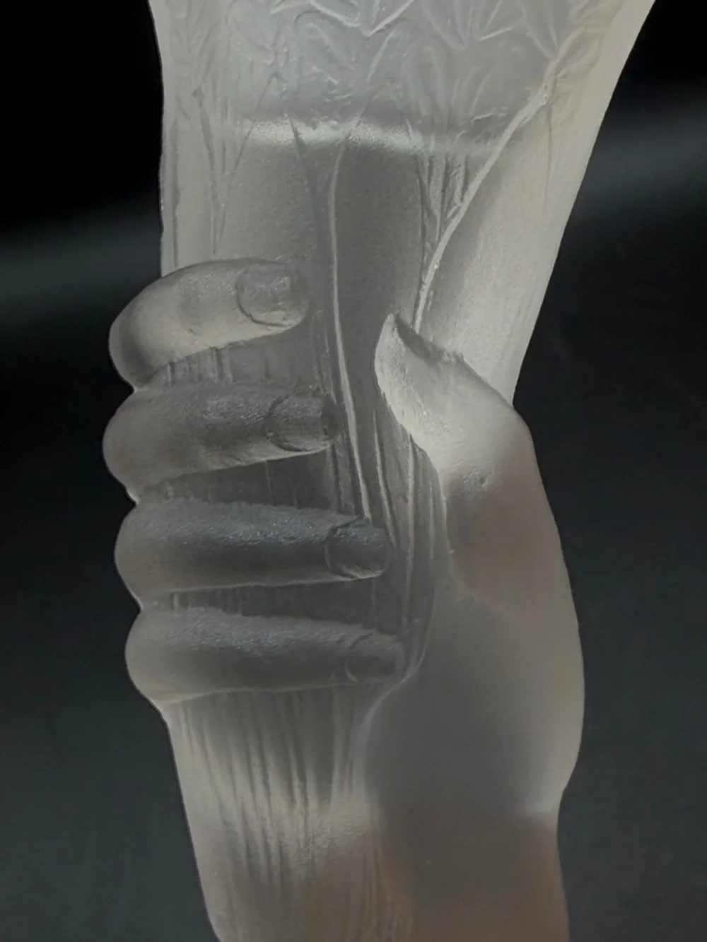 Victorian Antique 1876 Centennial Worlds Fair Souvenir EAPG Glass Hand Vase
